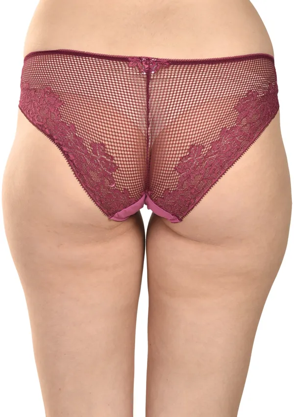 Wine_Nylon_Panties_For_Women