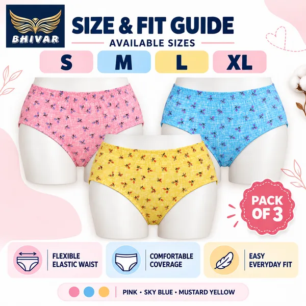 Multicolor_Cotton_Panties_For_Women_Pack_Of_3