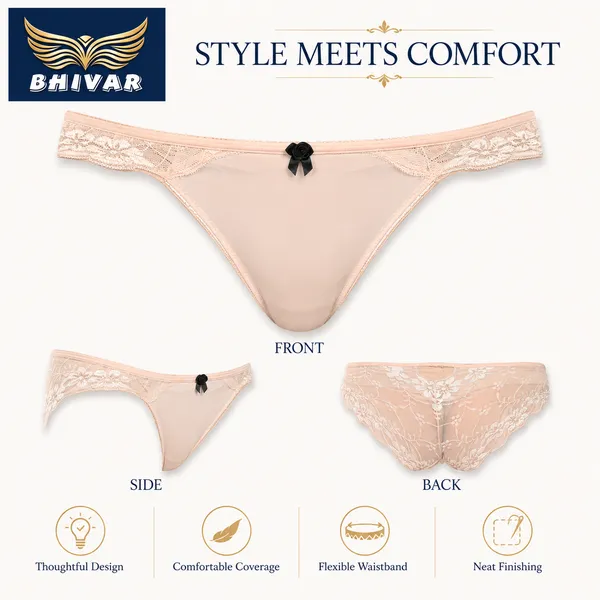 Peach_&_Wine_Nylon_Lacy_Panties_For_Women_Pack_Of_2