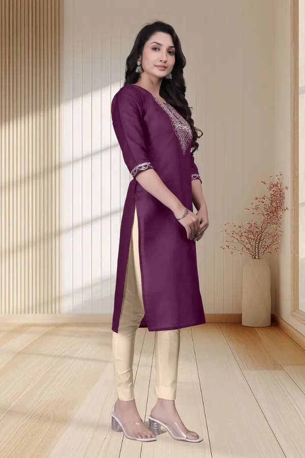Purple_Embroidered_Straight_Kurta_Set_for_Women