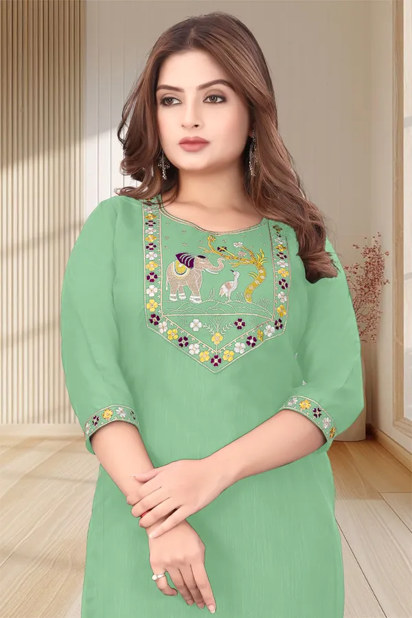Green_Embroidered_Straight_Kurta_for_Women