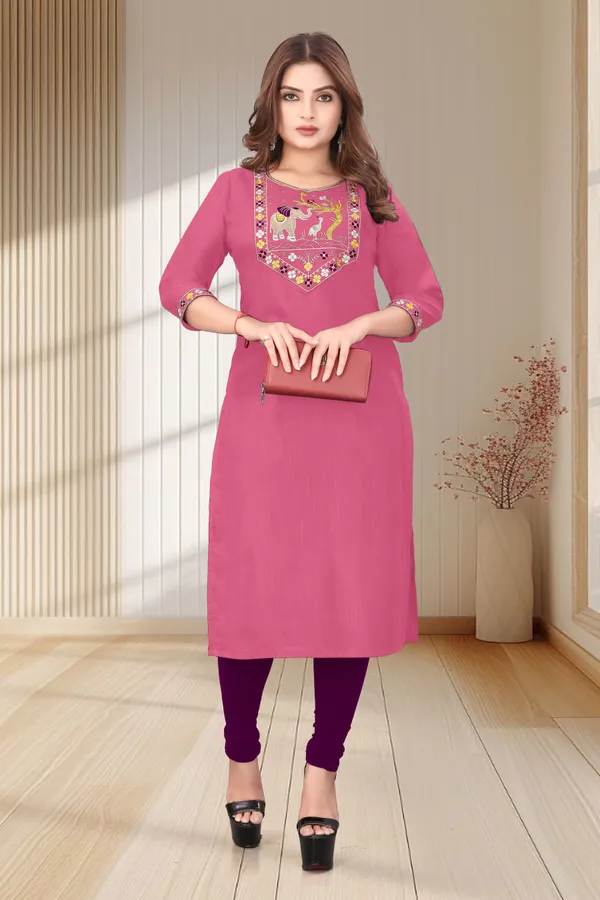 Pink_Embroidered_Straight_Fit_Kurta_for_Women