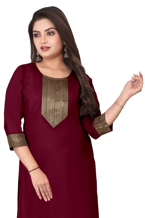 Maroon_Straight_Kurta_for_Women