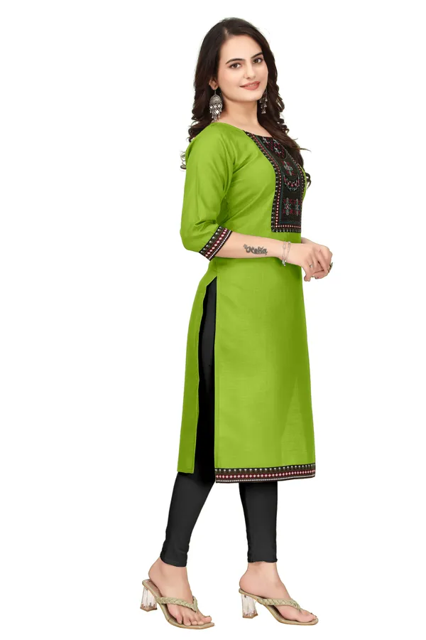 Green_Straight_Kurta_For_Women