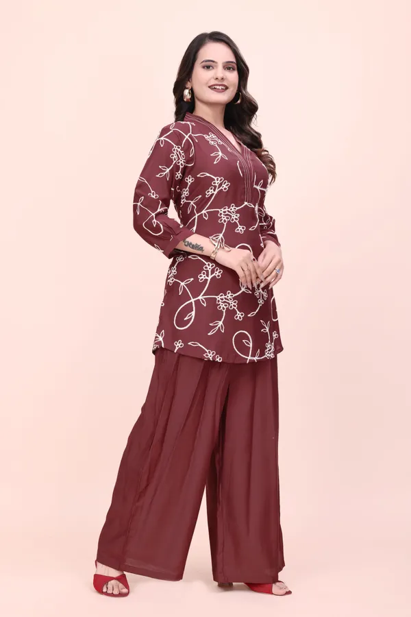 Maroon_Printed_Straight_Kurta_Set_for_Women