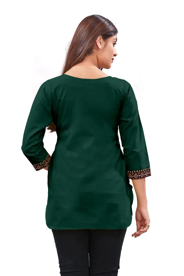 Green_Embroidered_Straight_Kurti_for_Women