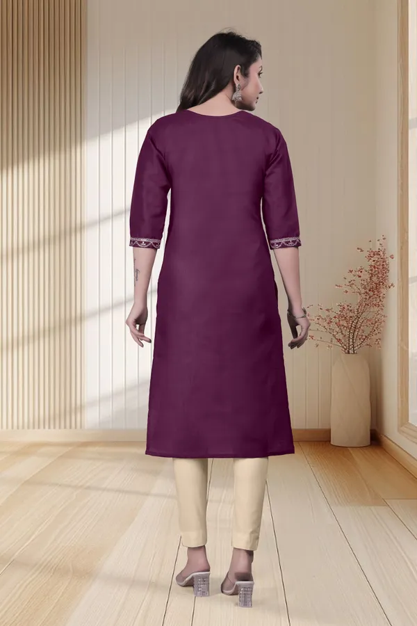 Purple_Embroidered_Straight_Kurta_Set_for_Women
