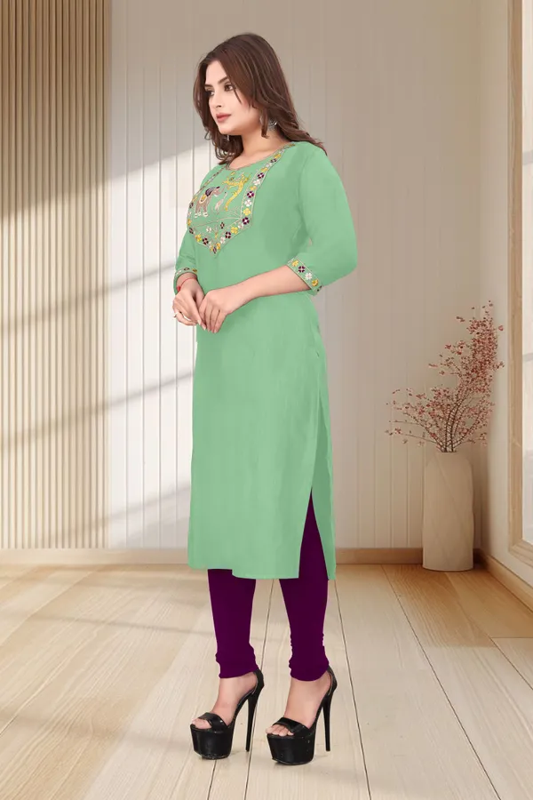 Green_Embroidered_Straight_Kurta_for_Women