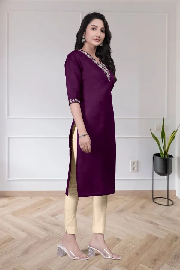 Purple_Embroidered_Straight_Kurta_for_Women