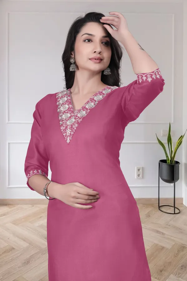 Pink_Embroidered_Straight_Kurta_For_Women