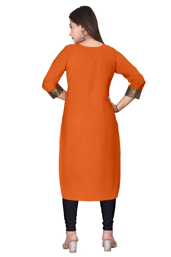 Orange_Straight_Kurta_For_Women