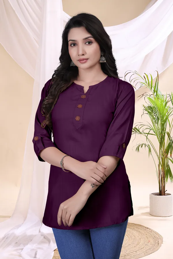 Purple_Straight_Fit_Kurti_for_Women