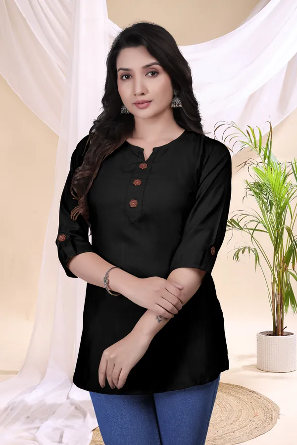 Black_Straight_Kurti_for_Women