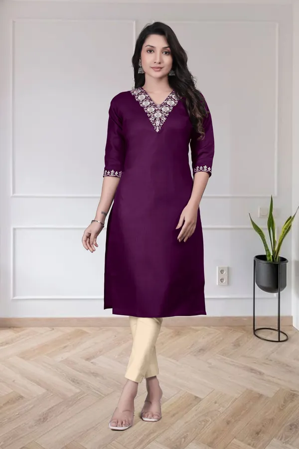Purple_Embroidered_Straight_Kurta_for_Women