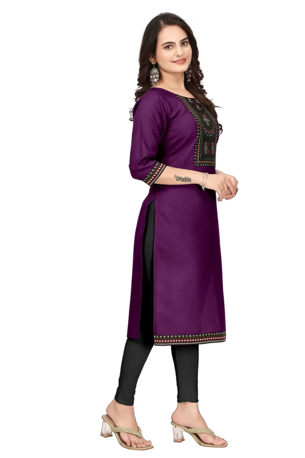 Purple_Embroidered_Straight_Kurta_For_Women
