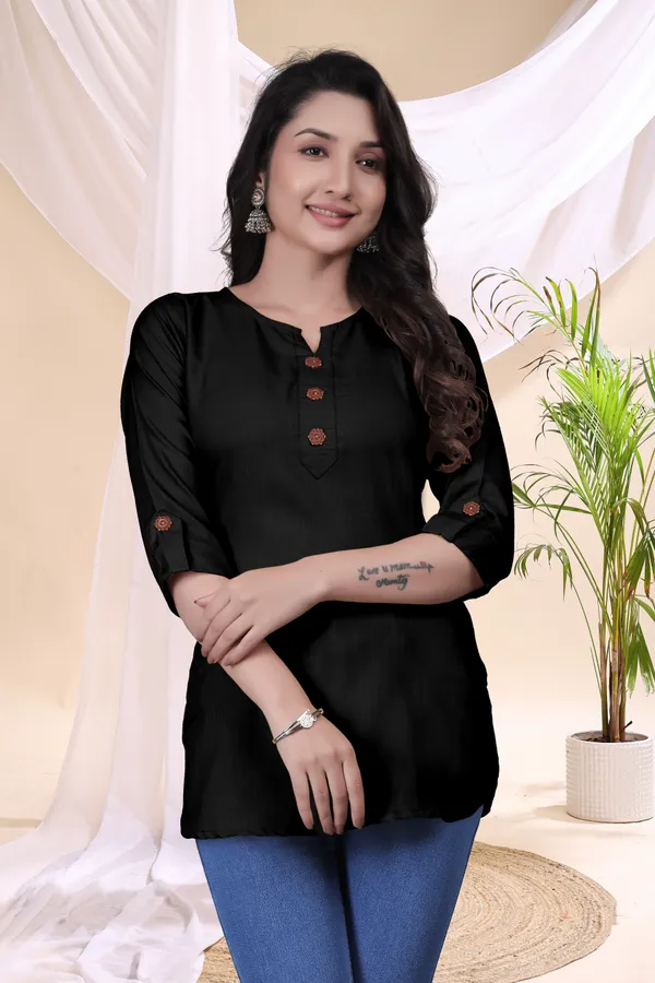 Black_Straight_Kurti_for_Women