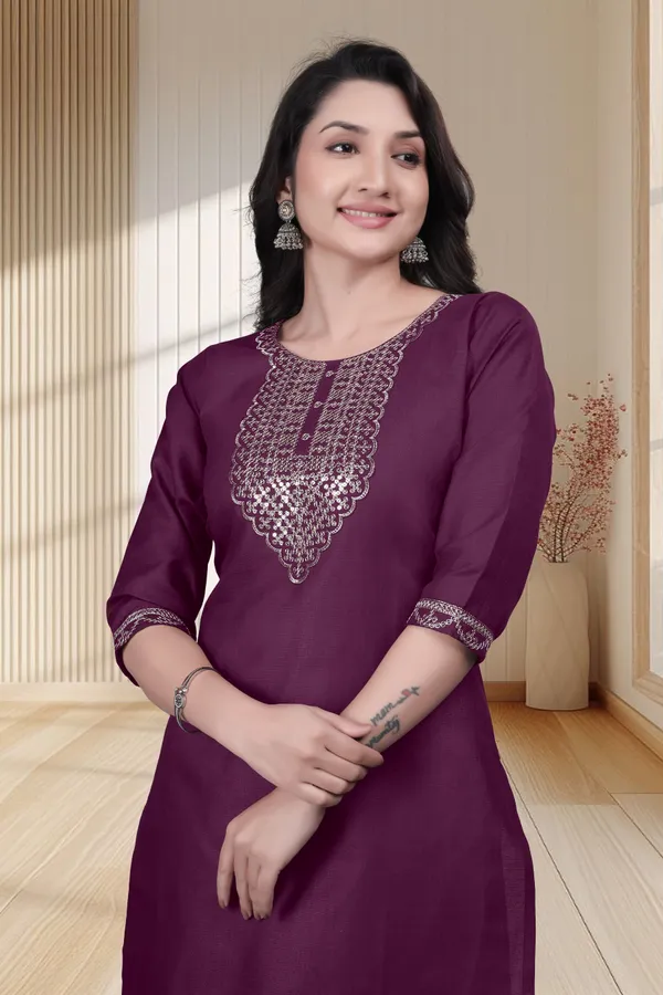 Purple_Embroidered_Straight_Kurta_Set_for_Women