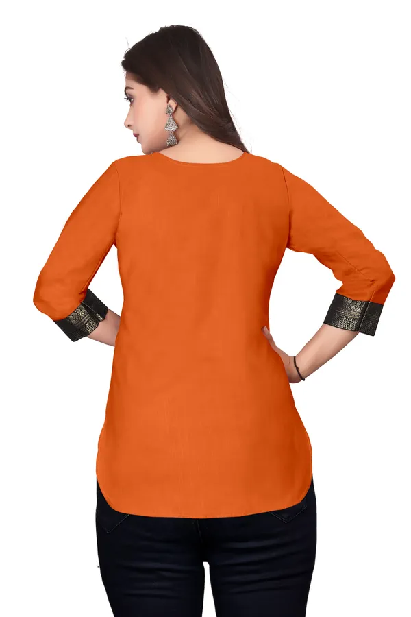 Orange_Printed_Straight_Kurta_for_Women