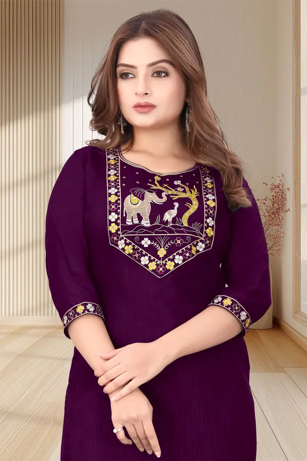 Purple_Embroidered_Straight_Kurta_Set_for_Women
