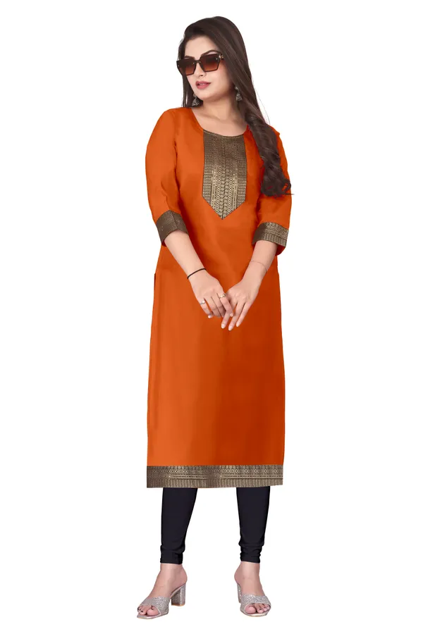 Orange_Straight_Kurta_For_Women