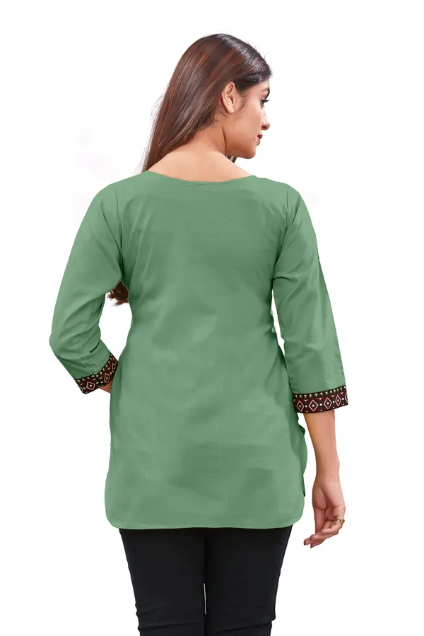 Green_Embroidered_Straight_Kurti_for_Women