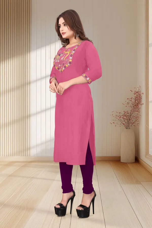 Pink_Embroidered_Straight_Fit_Kurta_for_Women