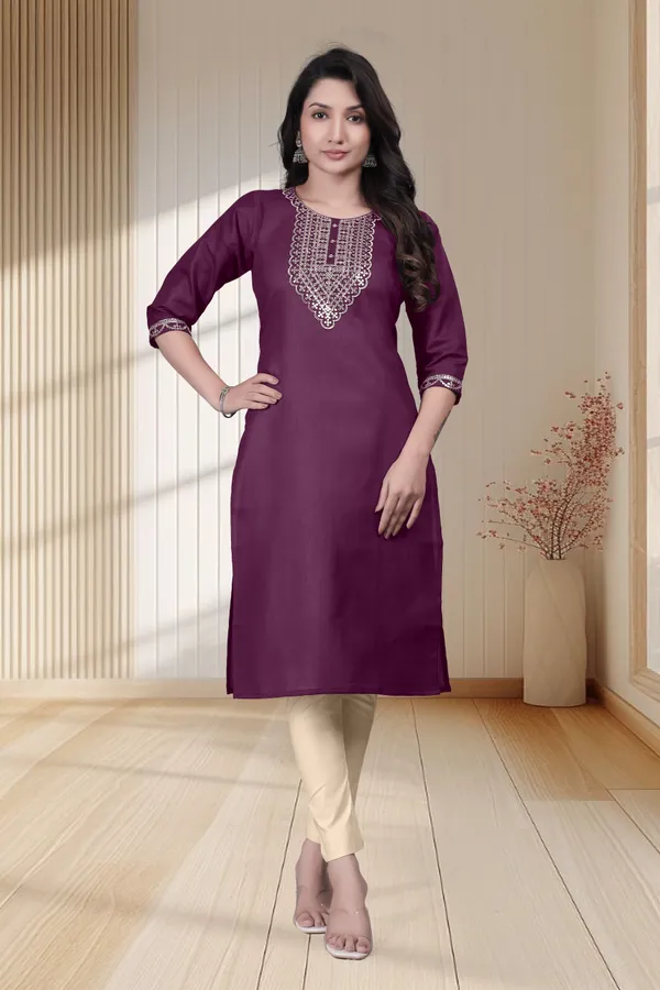 Purple_Embroidered_Straight_Kurta_Set_for_Women