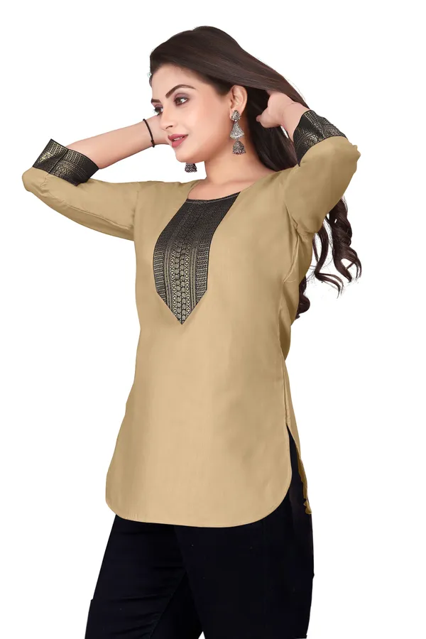 Beige_Straight_Kurti_for_Women