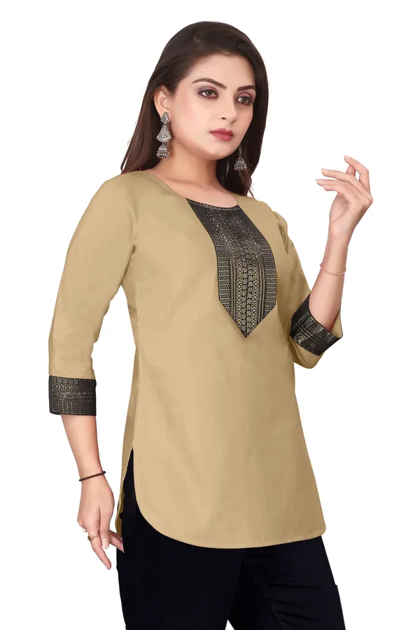 Beige_Straight_Kurti_for_Women