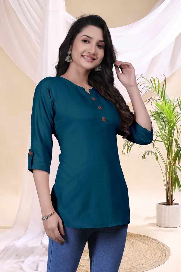 Teal_Solid_Regular_Fit_Tunic_Top_for_Women