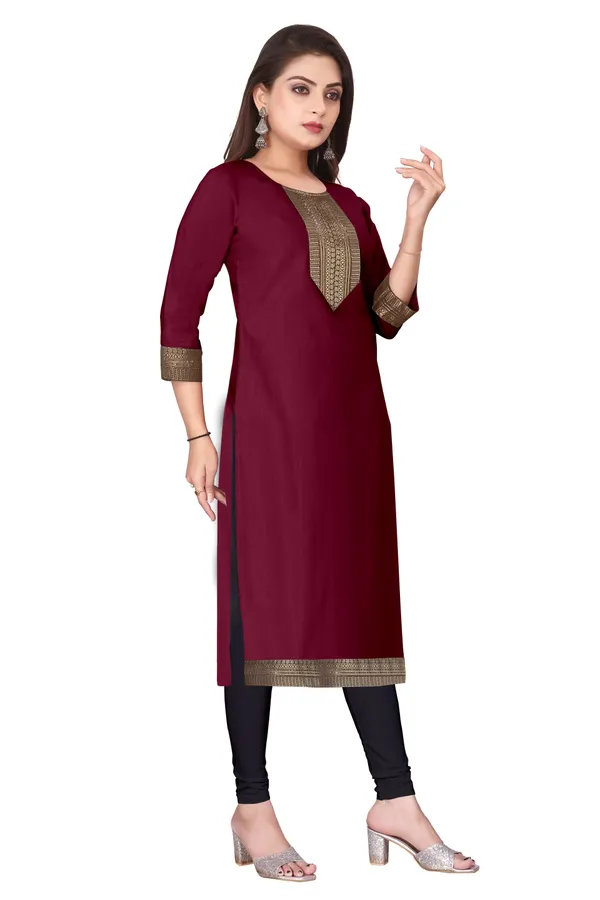 Maroon_Straight_Kurta_for_Women