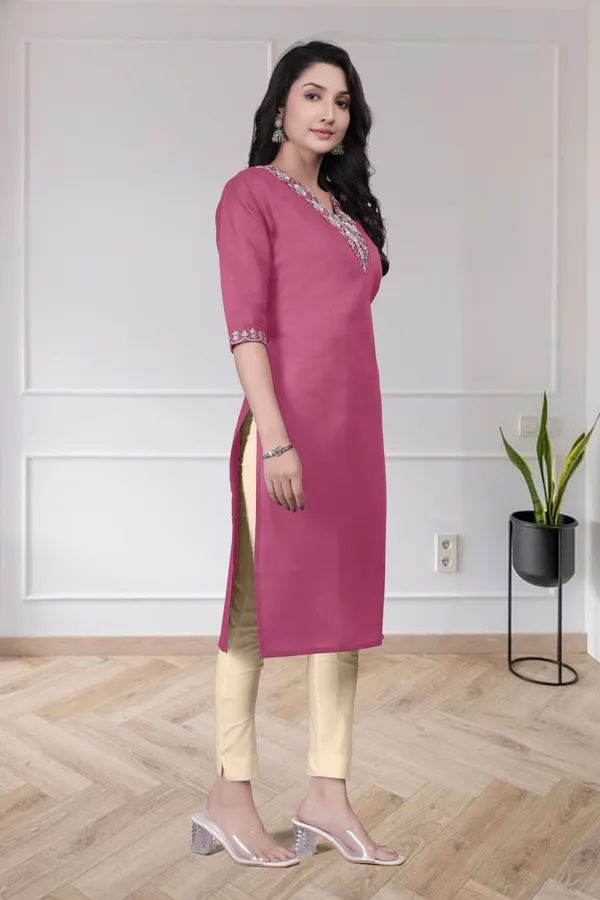 Pink_Embroidered_Straight_Kurta_For_Women