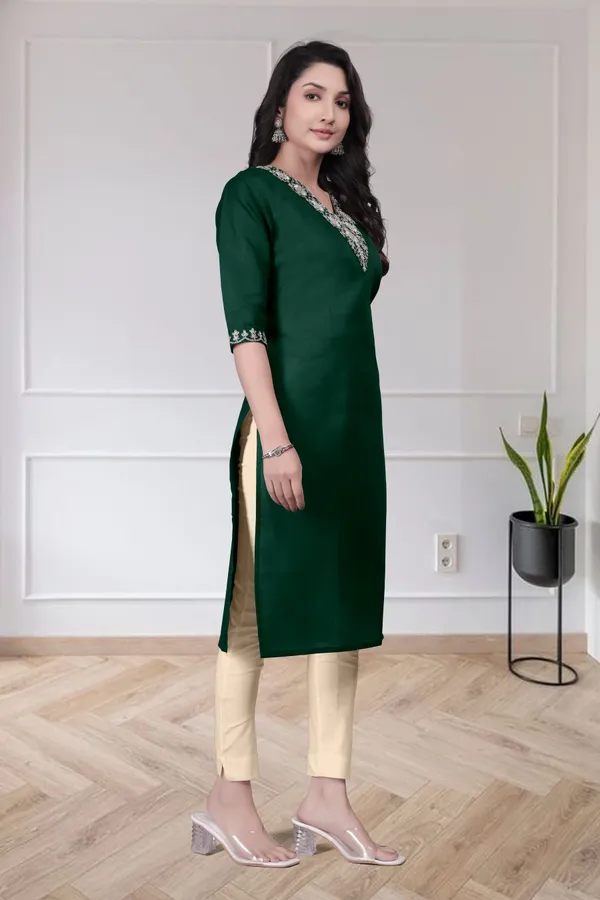 Green_Embroidered_Straight_Kurta_for_Women