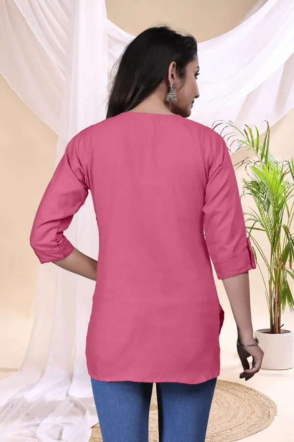 Pink_Solid_Regular_Fit_Kurti_for_Women