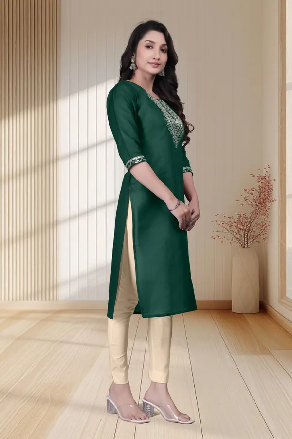 Green_Embroidered_Straight_Kurta_for_Women