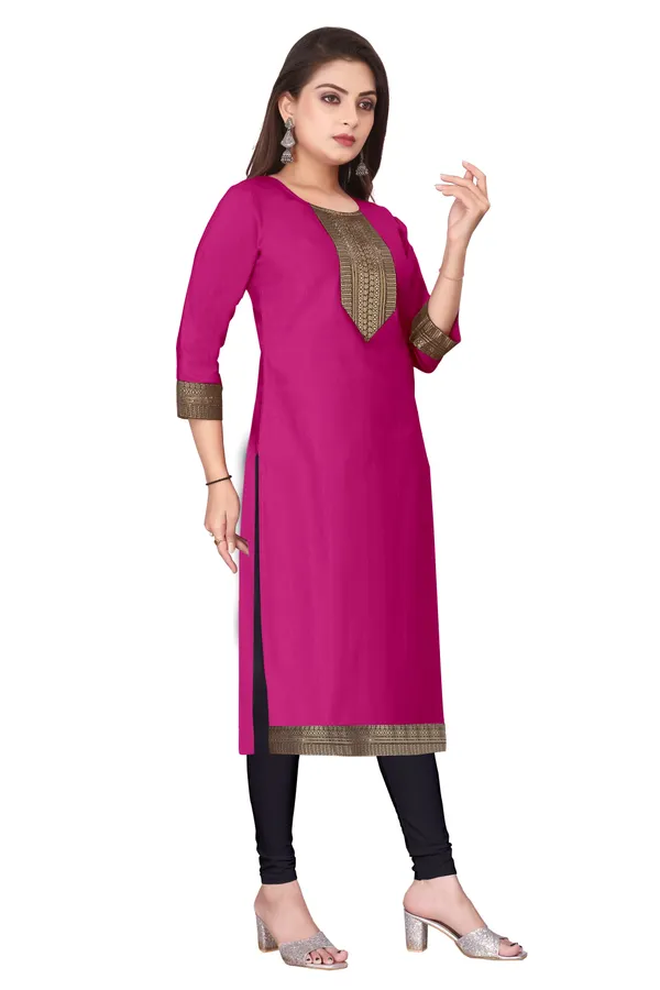 Magenta_Straight_Kurta_for_Women