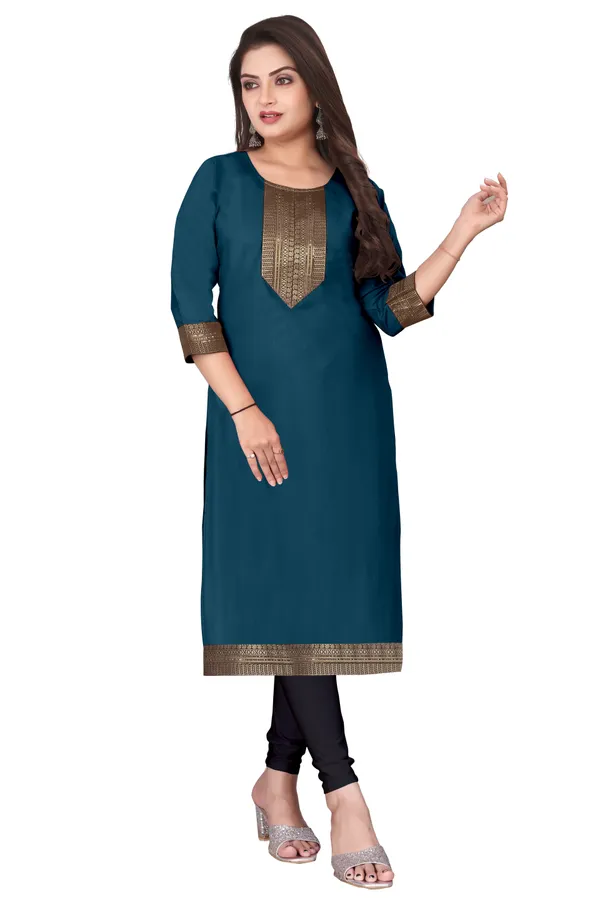 Teal_Ethnic_Straight_Kurta_for_Women