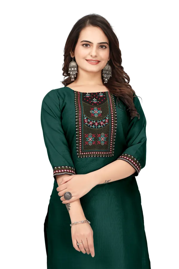 Green_Embroidered_Straight_Kurta_for_Women