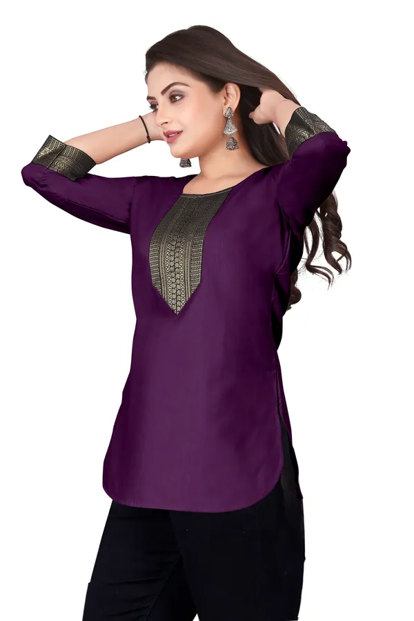 Purple_Straight_Fit_Kurti_for_Women