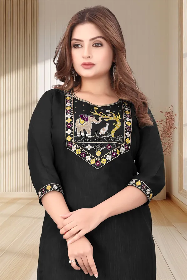 Black_Embroidered_Straight_Kurta_for_Women