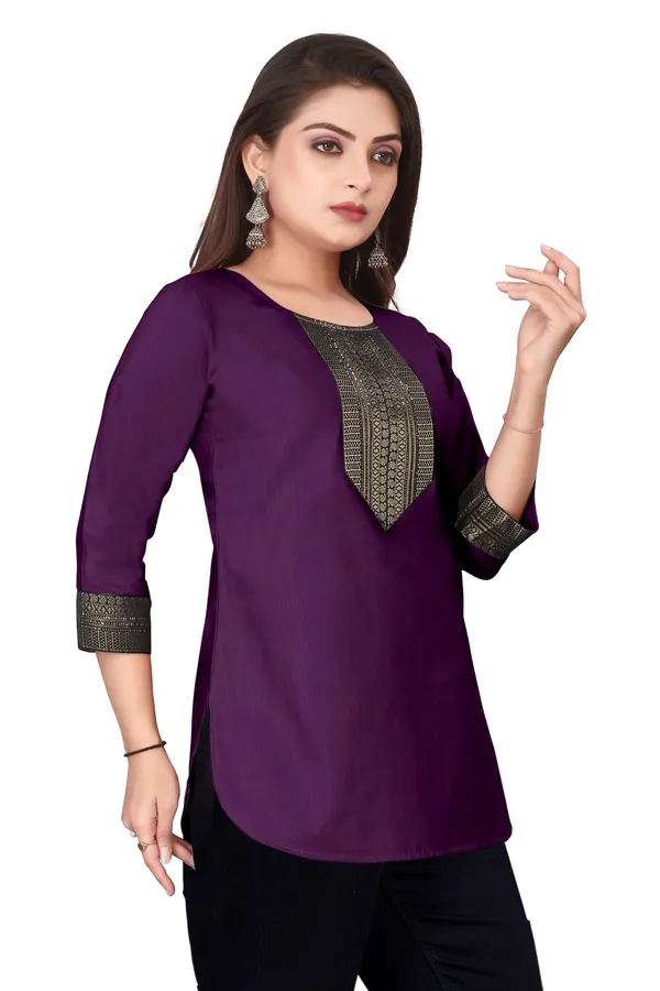Purple_Straight_Fit_Kurti_for_Women