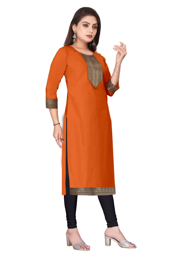 Orange_Straight_Kurta_For_Women