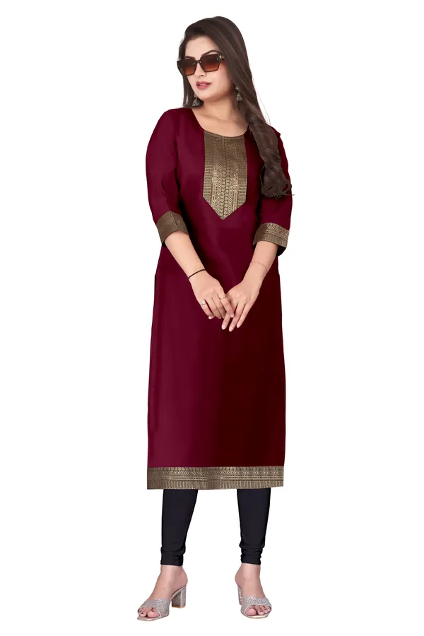 Maroon_Straight_Kurta_for_Women
