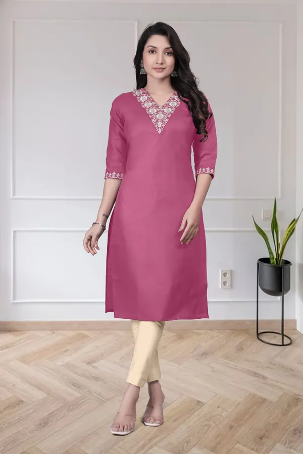 Pink_Embroidered_Straight_Kurta_For_Women