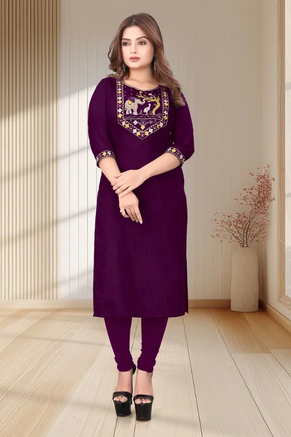 Purple_Embroidered_Straight_Kurta_Set_for_Women