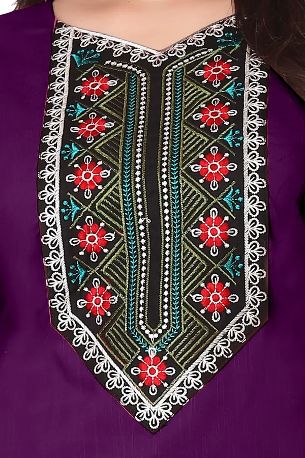 Purple_Embroidered_Straight_Kurti_for_Women