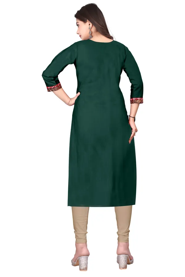 Green_Embroidered_Straight_Kurta_Set_For_Women