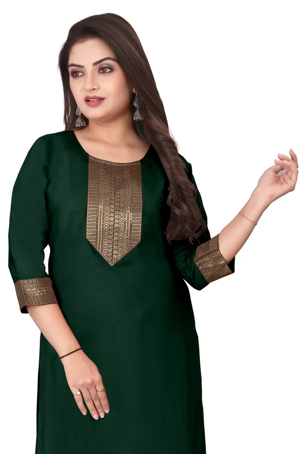 Dark_Green_Embroidered_Straight_Kurta_for_Women