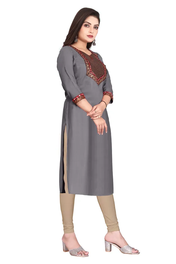 Grey_Embroidered_Straight_Kurta_for_Women