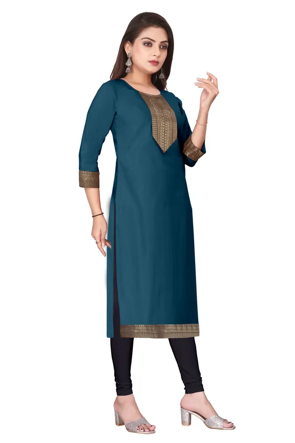 Teal_Ethnic_Straight_Kurta_for_Women